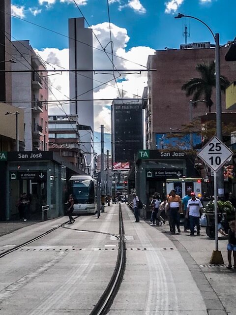Unique thing to do in Medellin the tramway