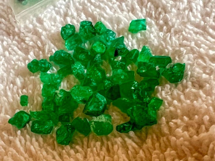 Colombian emeralds