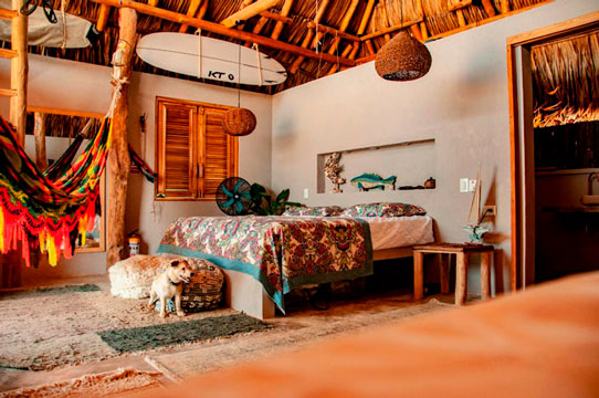 Room hostel Sallinas del Rey kite trips Colombia