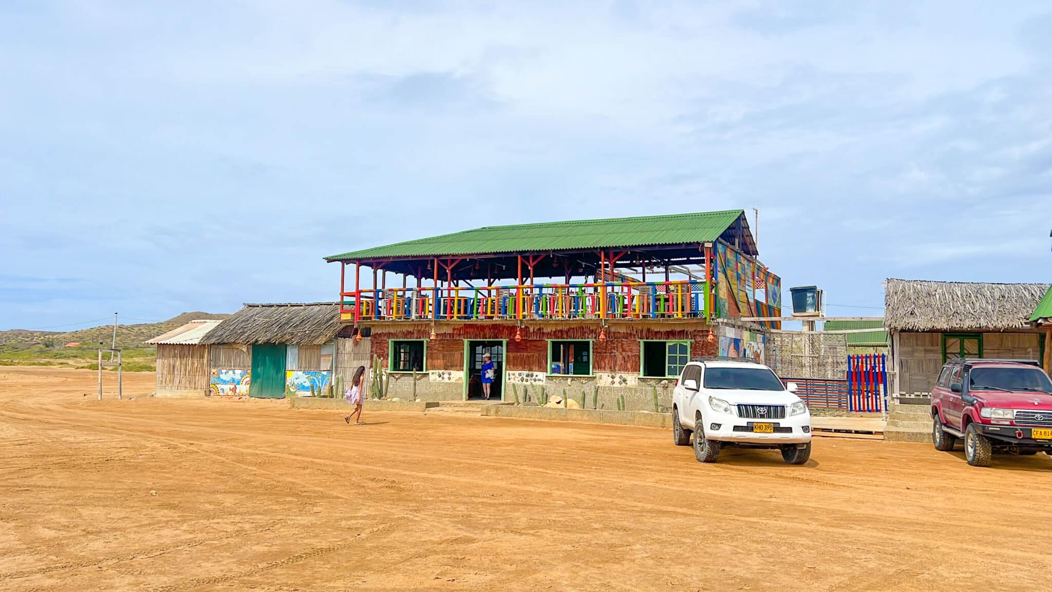 Restaurant in the desert kite trips Colombia