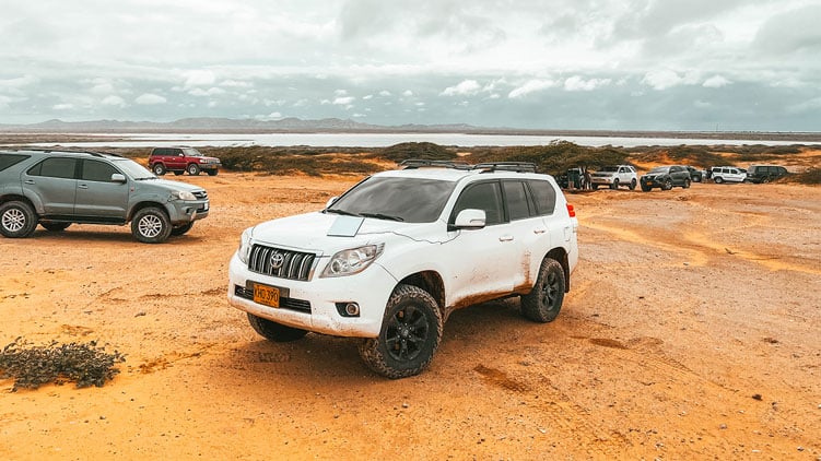 Offroad vehicle for kite trips Colombia