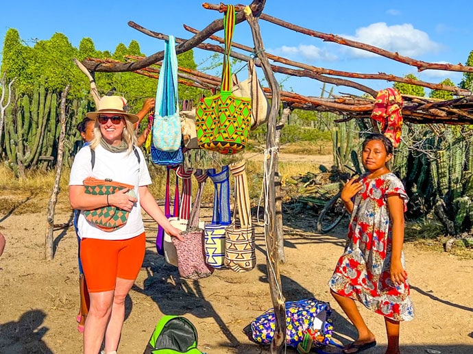 Tourists in the Guajira Desert on tour