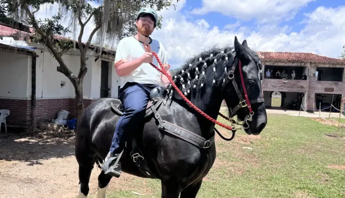 American tourist in Medellin