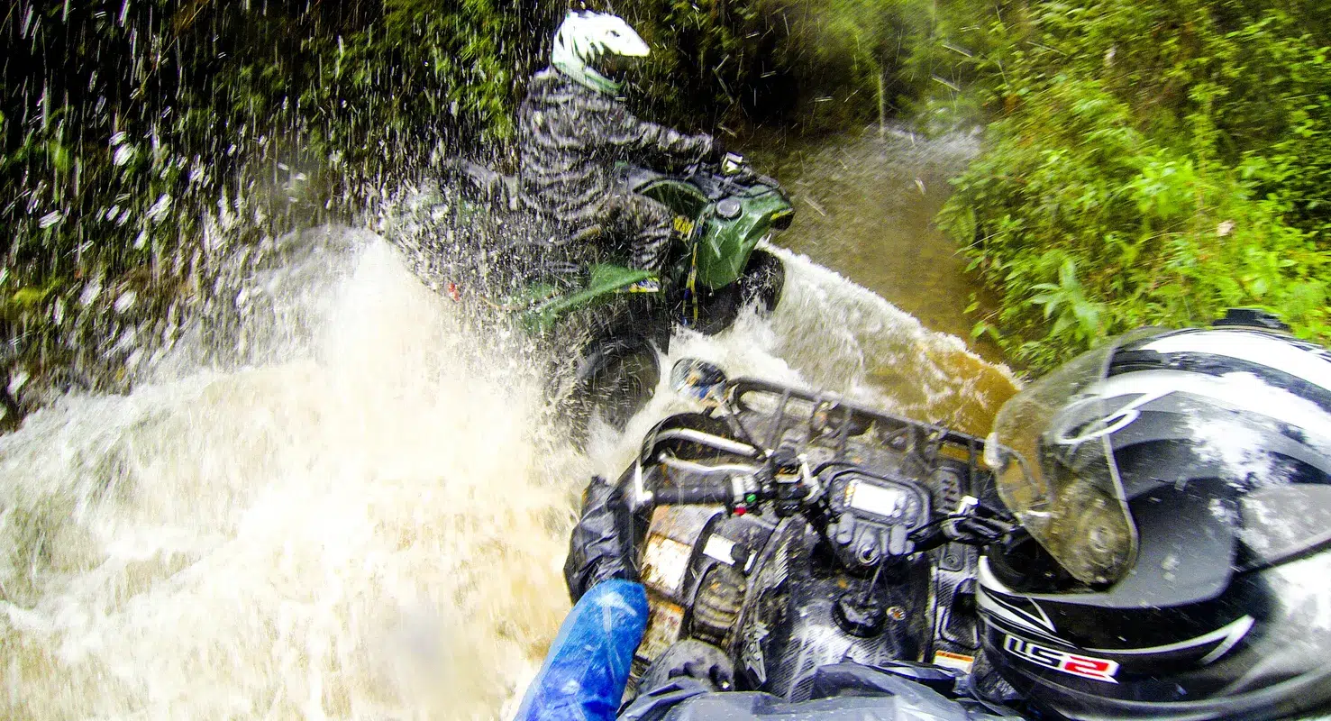 ATV riding in the mountains is one of many unique things to do in Medellin